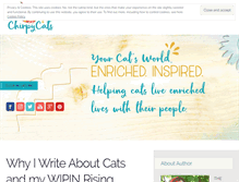 Tablet Screenshot of chirpycats.com